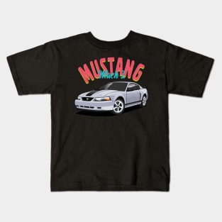 Mustang mach 1 Classic American Muscle Cars Kids T-Shirt